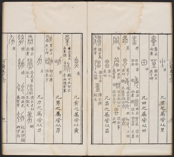 郭忠恕 汗简 - 卷二 - 書法道 - 书法字帖墨迹碑帖作品高清欣赏 - 37